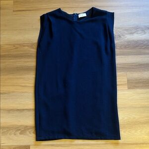 Everly Navy Sleeveless Shift Dress